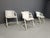 White Vintage Dining Chairs attributed to Metaform, 1970s, Set of 5 For Sale - Image 8 of 15