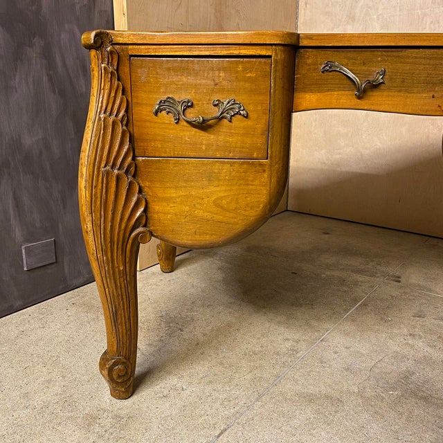 Early 20th Century Art Nouveau Style Writing Desk For Sale - Image 9 of 18