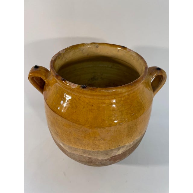 Ceramic 1890s Antique French Drip Glazed Confit Pot Jar For Sale - Image 7 of 18