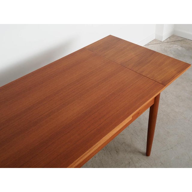 Orange Danish Teak Table, 1970s For Sale - Image 8 of 10