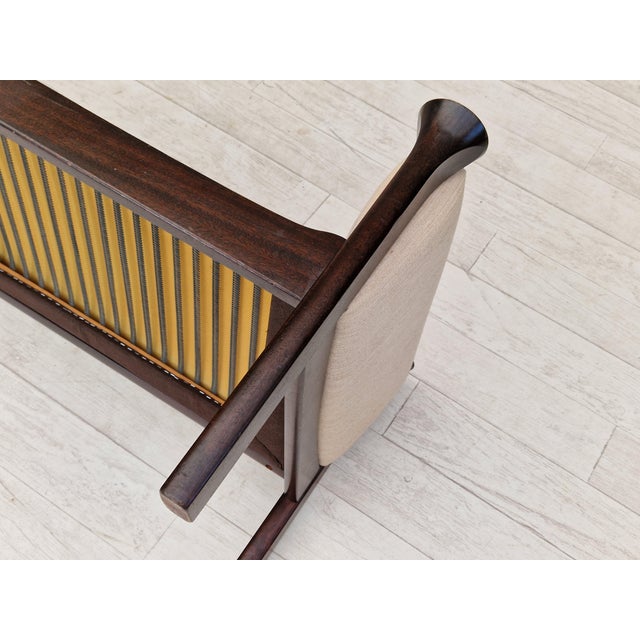 Vintage Danish Three-Seater Sofa in Wool by Arne Vodder for Cado, 1970s For Sale - Image 12 of 18