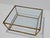 Gold Cocktail Table in Glass For Sale - Image 4 of 18