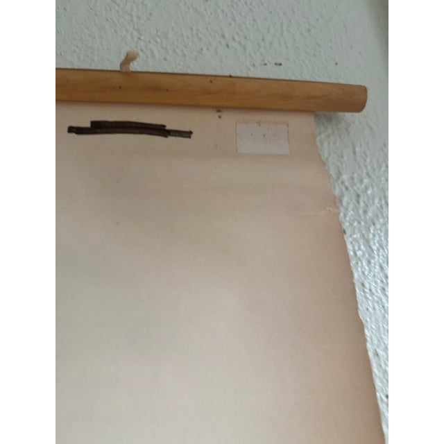 1960s Vintage 1969 Typing Instruction Pull-Down Chart – Secretary School Poster --Poster J For Sale - Image 5 of 5