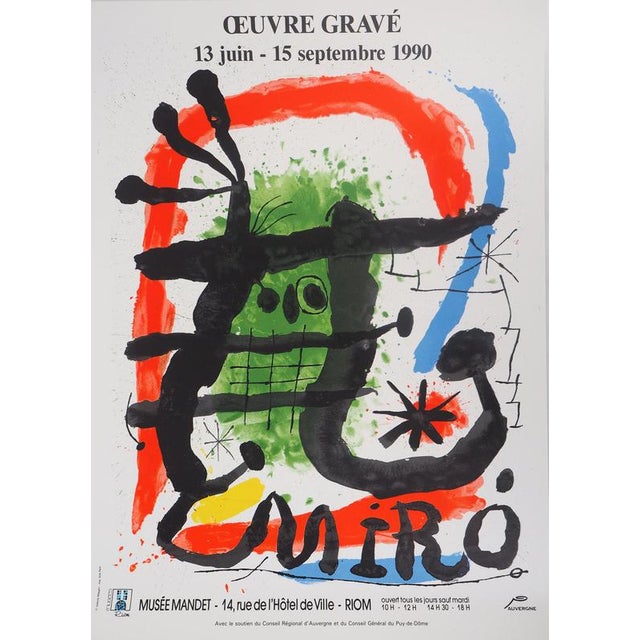 Joan Miro, Exhibition 1978 Galerie Maeght, Lithograph For Sale - Image 7 of 7