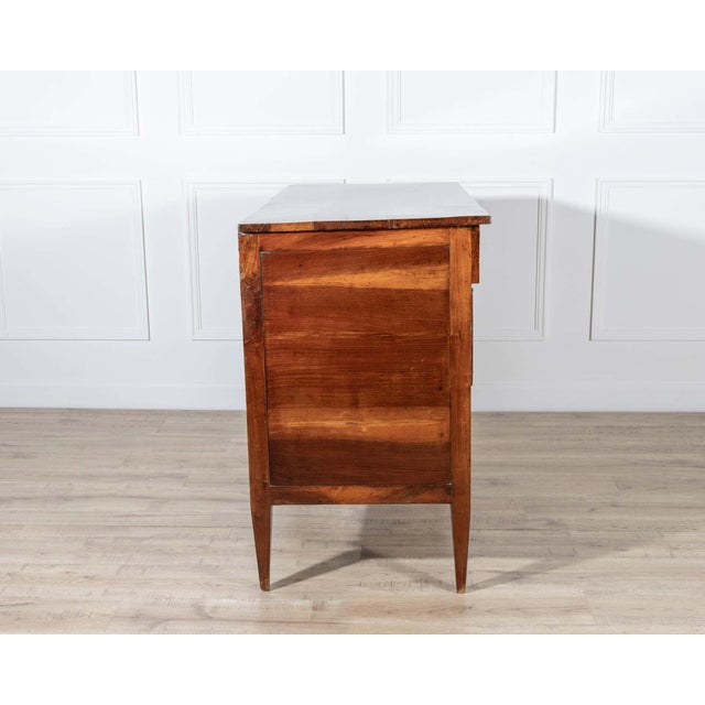 Brown Late 18th-Century Italian Directoire Walnut Chest of Drawers — Emilia Romagna For Sale - Image 8 of 8