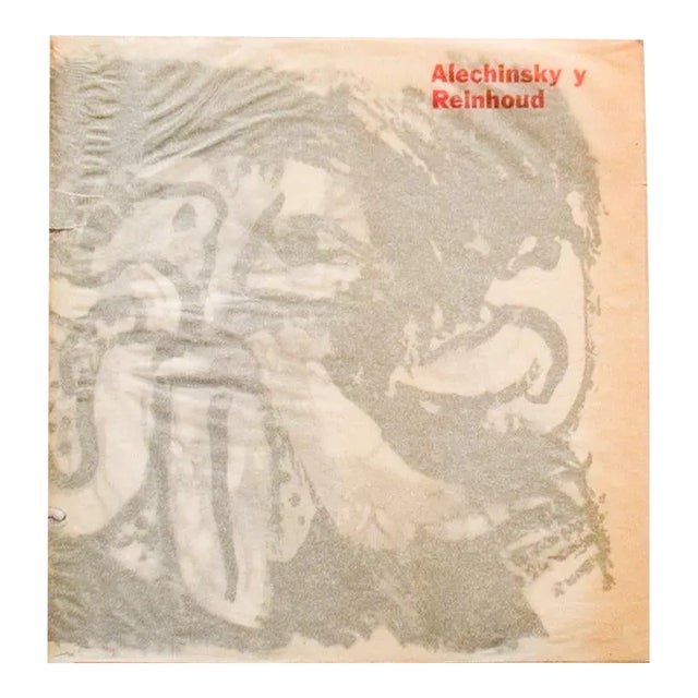 1964 Alechinsky/Reinhoud 'Alechinsky & Reinhold Dos Artistas Belgas' Gray Book For Sale