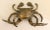 Bronze English Solid Patinated Bronze Crab Cancer Lidded Ashtray For Sale - Image 8 of 10