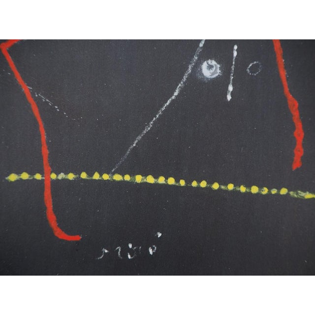 Joan Miro, Bird in the Night, Lithograph For Sale - Image 5 of 6