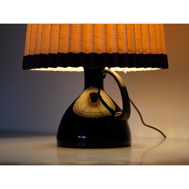 1960s Mid-Century Glass Table Lamp, 1960s For Sale - Image 5 of 18
