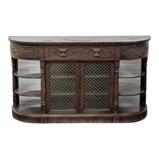 Antique Carved Buffet For Sale