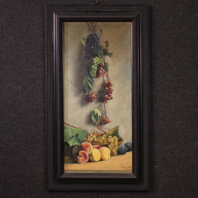 Italian Artist, Still Life, 1919, Oil on Canvas, Framed For Sale - Image 16 of 16