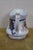 Antique Gaudy Welsh Ironstone Cobalt Blue Floral Creamer Pitcher & Bowl For Sale - Image 13 of 18