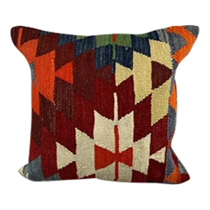 20 x 20 Kilim Pillow Turkish Cushion Natural Anatolian Brown Pillow Cushion Cover