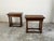 Pair of Italian 19th Century Carved Walnut Console Tables with Doric Columns For Sale - Image 11 of 12