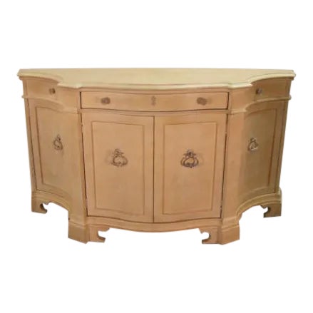 Century French Style Cream Color Credenza For Sale