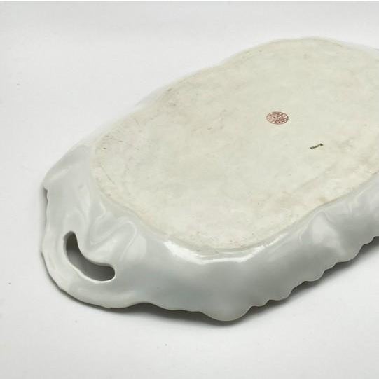 Limoges Ak CD Antique Hand Painted Porcelain Tray / Platter 13.5-inch (Klingenberg/Dwenger) France 1900's For Sale - Image 14 of 18