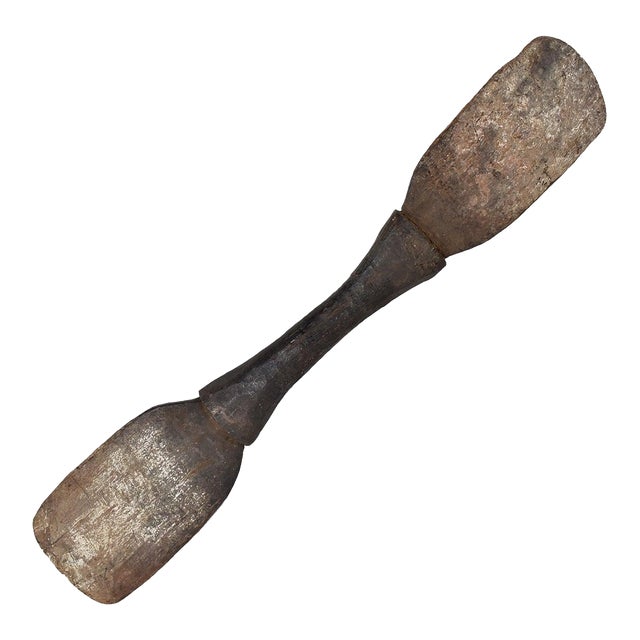 Early 20th Century Mandinka Wood Butter Spoon Mali For Sale