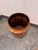 Traditional Woven Rattan Drum Side Table + Glass Top, Vintage For Sale - Image 3 of 12