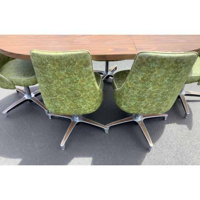 1960s Chromecraft Mid Century Dining Kitchen Table and Chairs Set of