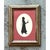 Gold Vintage Silhouette Portrait of Woman in Gold Frame For Sale - Image 8 of 12