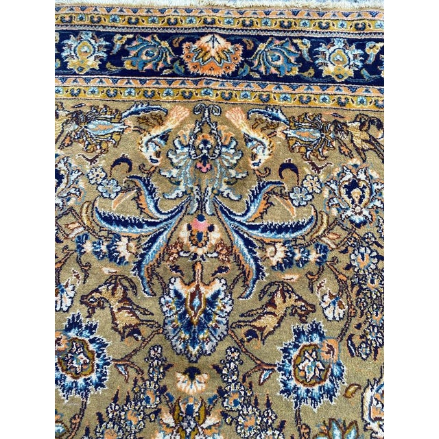 Mid-Century Kashan Rug, 1950s For Sale - Image 9 of 18