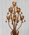 Vintage 32" Italian Hollywood Regency Gold Tulip Table Lamp For Sale - Image 4 of 8