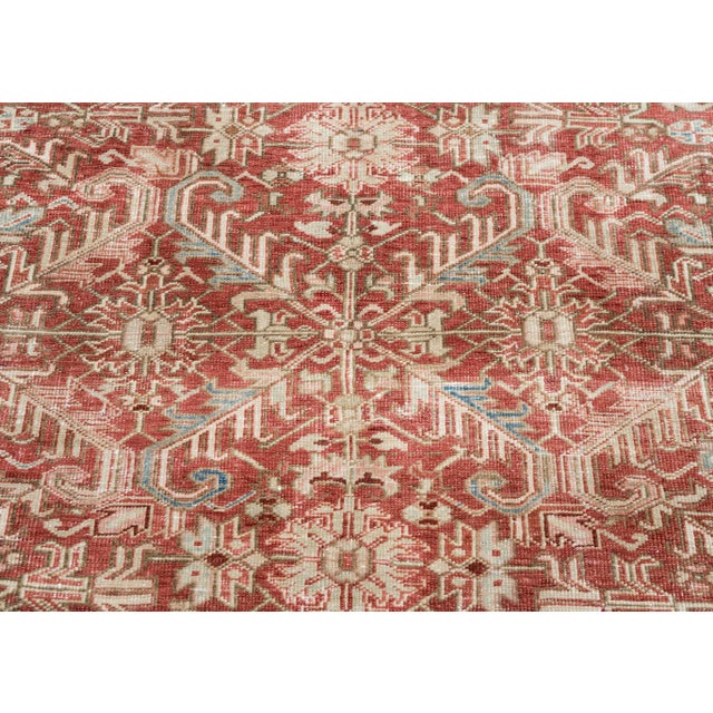Turkish Vintage Rug 6'10" x 9'8" #16870 For Sale In Houston - Image 6 of 8