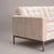 1970s Florence Knoll Settee Loveseat in Limani Mohair & Brushed Bronze For Sale - Image 5 of 8