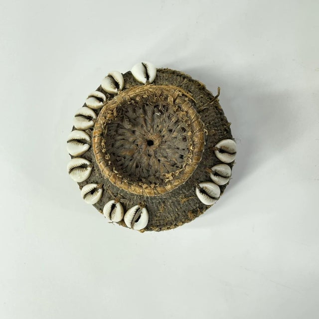 Brown Early 20th Century Basket Container with Lid Ethiopia MATTER COLLECTION For Sale - Image 8 of 9