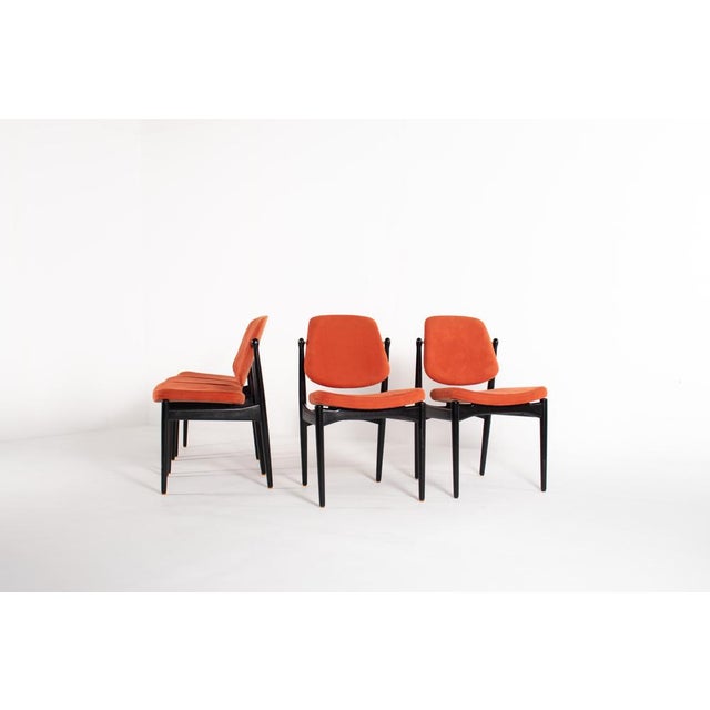 Vintage Chairs by Arne Vodder for France & Son, 1960, Set of 5 For Sale - Image 12 of 17