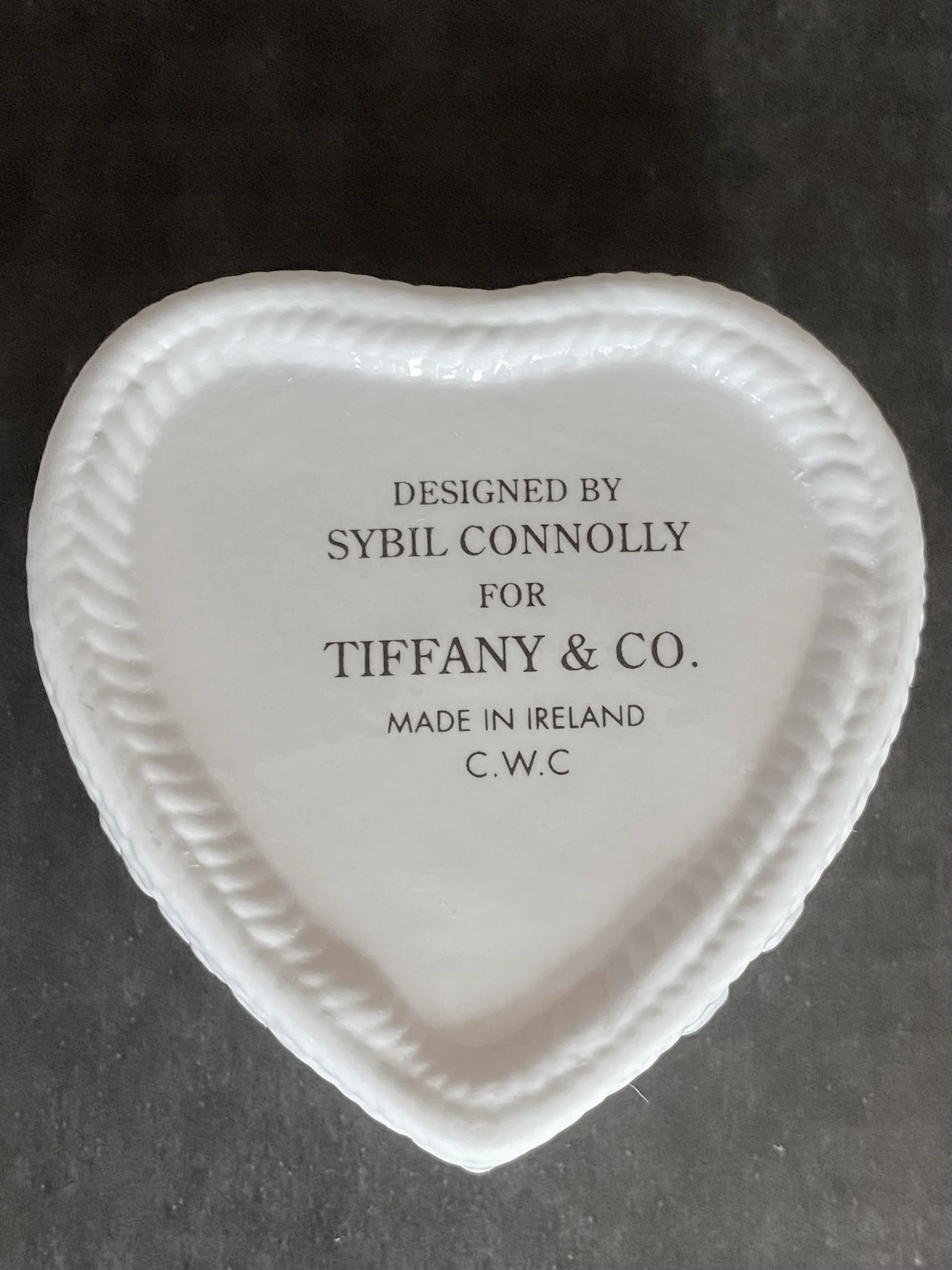 Vintage Sybil Connolly for Tiffany & Co. White Porcelain