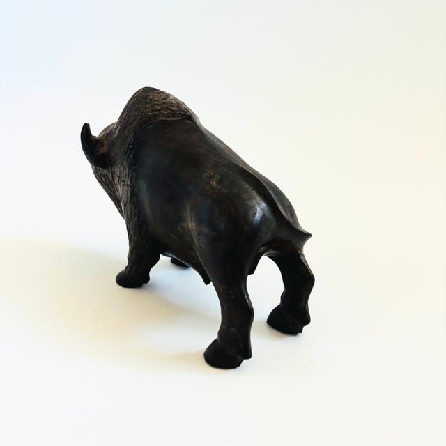 Carved Ironwood Buffalo For Sale - Image 4 of 9