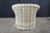 Yellow Early 20th-Century Tufted Plaid Chaise Lounge on Turned Mahogany Baluster Legs For Sale - Image 8 of 18