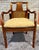 Vintage Regency Style Carved Mahogany Armchair With Mint Condition Cane For Sale - Image 13 of 18