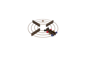 Pok Collection Brass Trivet Centerpiece by SoShiro, 2019
