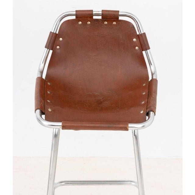 Modern Charlotte Perriand "Les Arcs" Bar Stools, 4 For Sale - Image 3 of 8