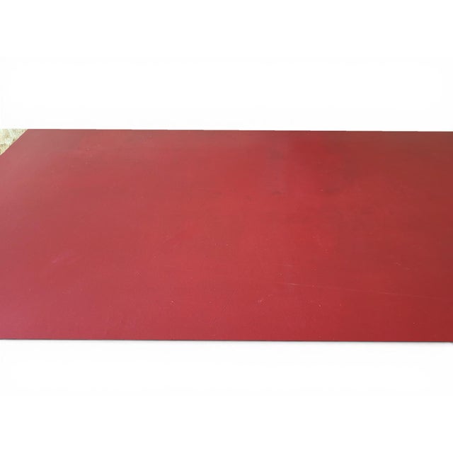 Wood Desk with Drawers, 1960s For Sale - Image 7 of 10