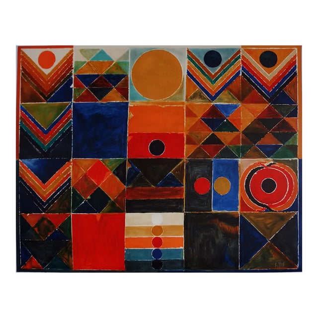 Morning Raga Lithograph by Sayed-Haider Raza, 2008 For Sale