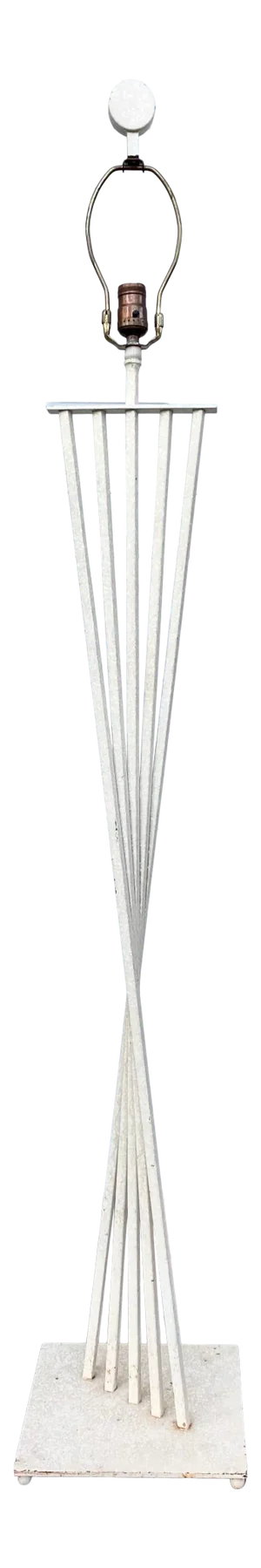 1980’s Postmodern Minimalist Steel Floor Lamp
