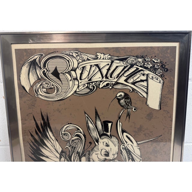 Paint Vintage Original Hand Signed Greg Craola Simkins Ima Monsta Bunny Juxtapoz Print For Sale - Image 7 of 14