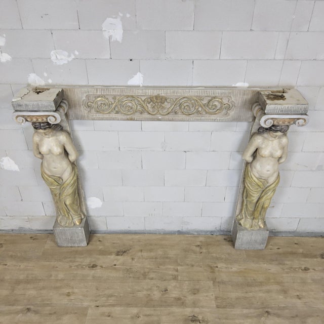 Neoclassical Gipsen Fireplace Mantel, 1890s, Set of 3 For Sale - Image 12 of 18