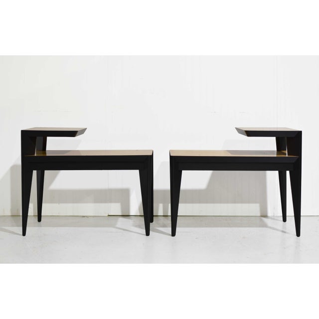 1950s 1950s MCM Atomic Two-Tier End Table - Set of 2 For Sale - Image 5 of 13