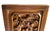 Chinese Vintage Wood Carving of Two Deer in a Wood Frame For Sale - Image 10 of 11