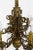 Late 19th Century Antique Victorian Brass C-Curve Chandelier With Crystal Rods For Sale - Image 5 of 12