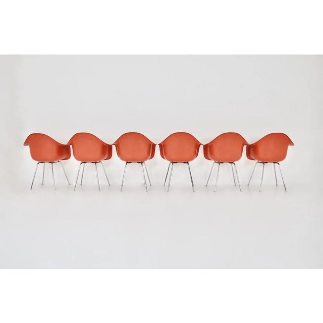 1970s Armchairs by Charles & Ray Eames for Herman Miller, 1970s, Set of 6 For Sale - Image 5 of 12