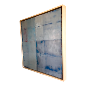 Encaustic Painting Jane Michaelski Veiled Construct, Framed