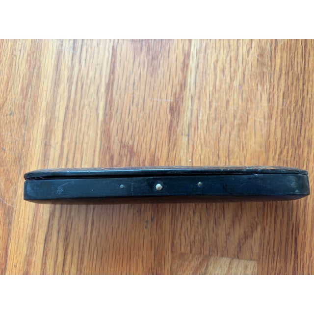 Antique Meiji Style Japanese Black Lacquer & Gilt Figural Spectacle/Pencil Case For Sale In New York - Image 6 of 6