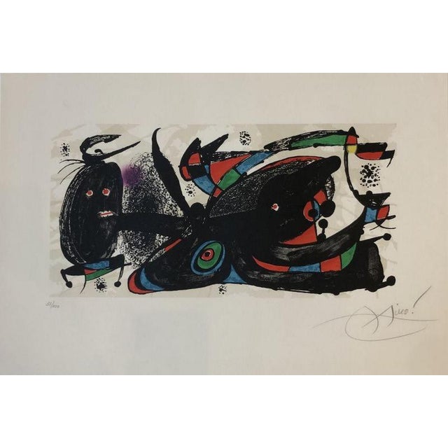 Lithograph, 1974 Handsigned by the artist in pencil and numbered 32/100 Publisher : Poligrafa, Barcelone Catalog : Maeght...