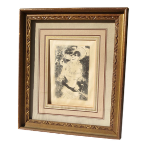 Jean-Louis Forain Etching Circa 1920s
