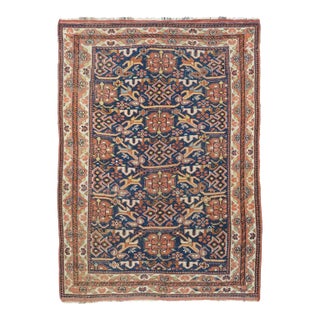 Antique Afshar Rug 4'2'' x 5'9'' For Sale